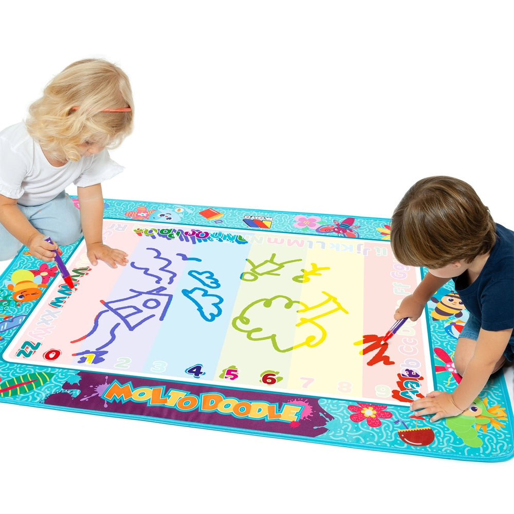 Molto Tapis à Dessiner XXL Sans Encre + 2 Feutres à Eau 3A+