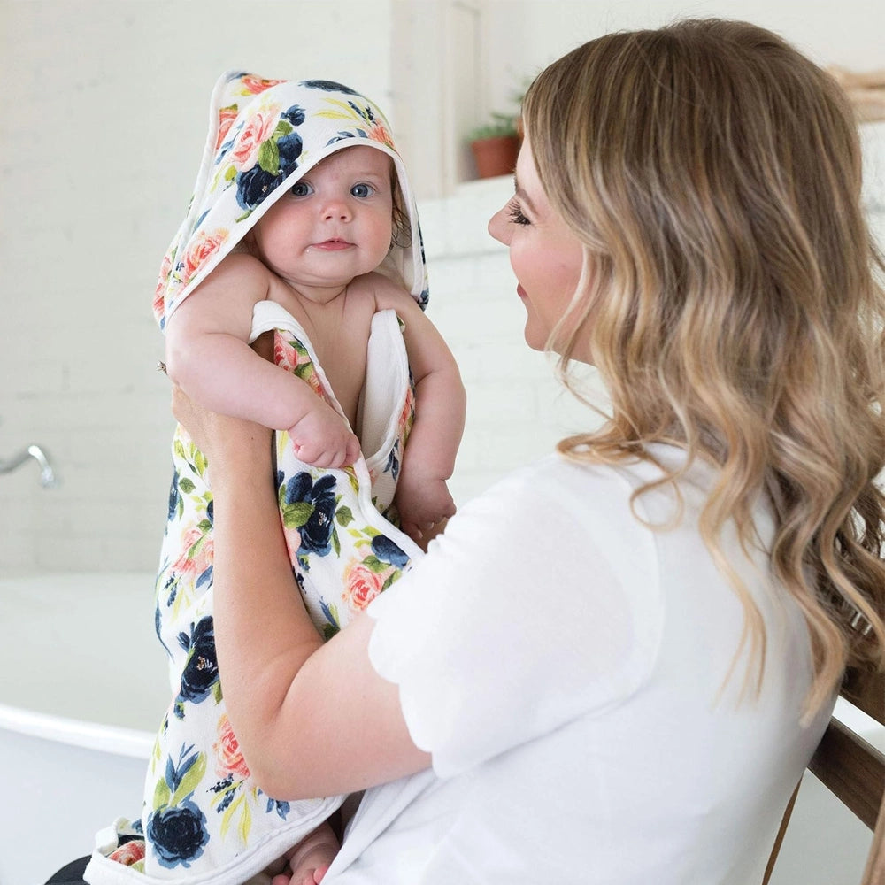 Tiny Twinkle Hooded Towel Set - Blush