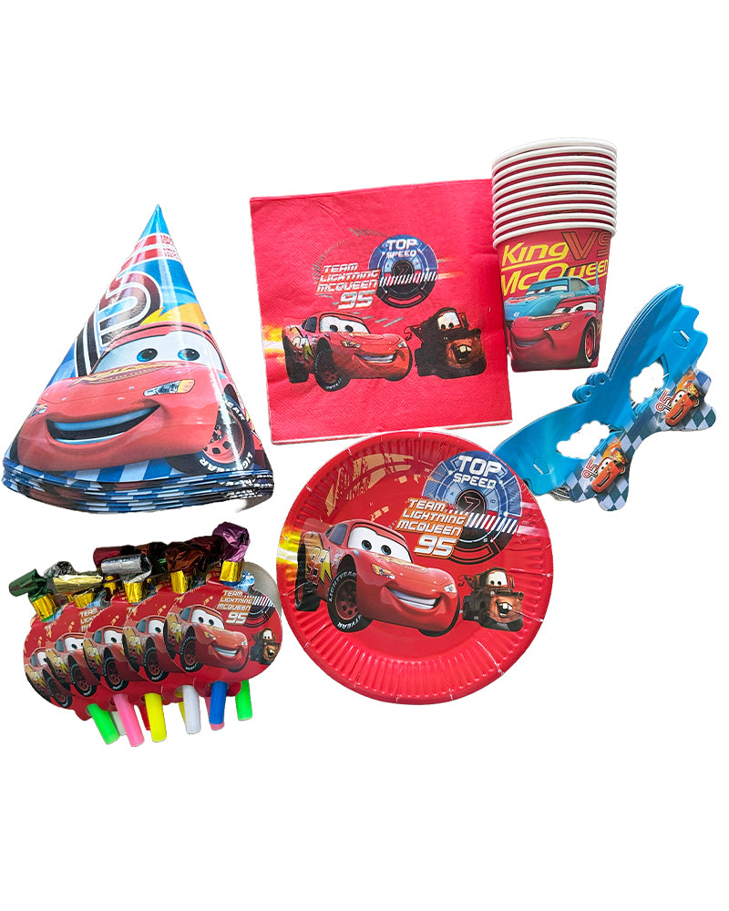Pack Cumpleaños 60 Piezas - Cars