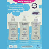 Offre : Gilbert Gel Nettoyant + Baume Relipidant 400ml = Eau Nettoyante 400ml Offert
