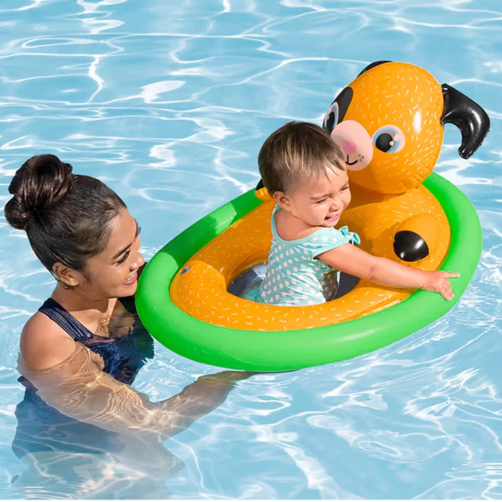 Bestway® Flotador asiento para bebé Lil' Animal Baby Boat 1-2A – Perro
