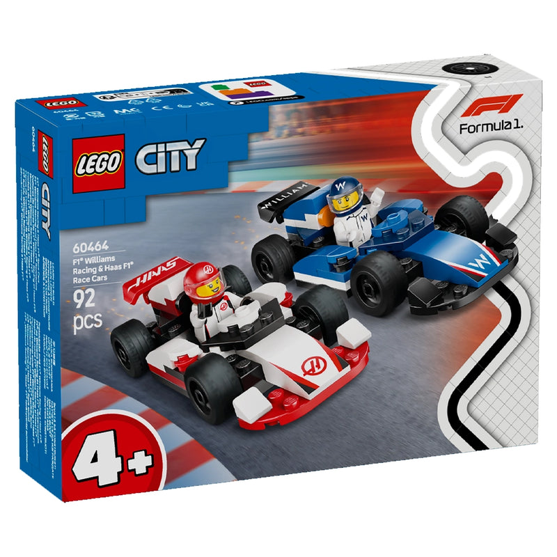 Lego 2 Vehículos F1 Williams Haas F One 4A+