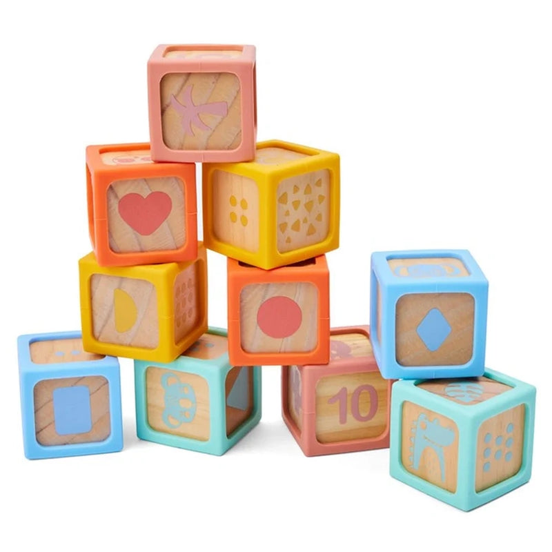 Eurekakids Cubes Sauvages 10 Pièces 6-24M