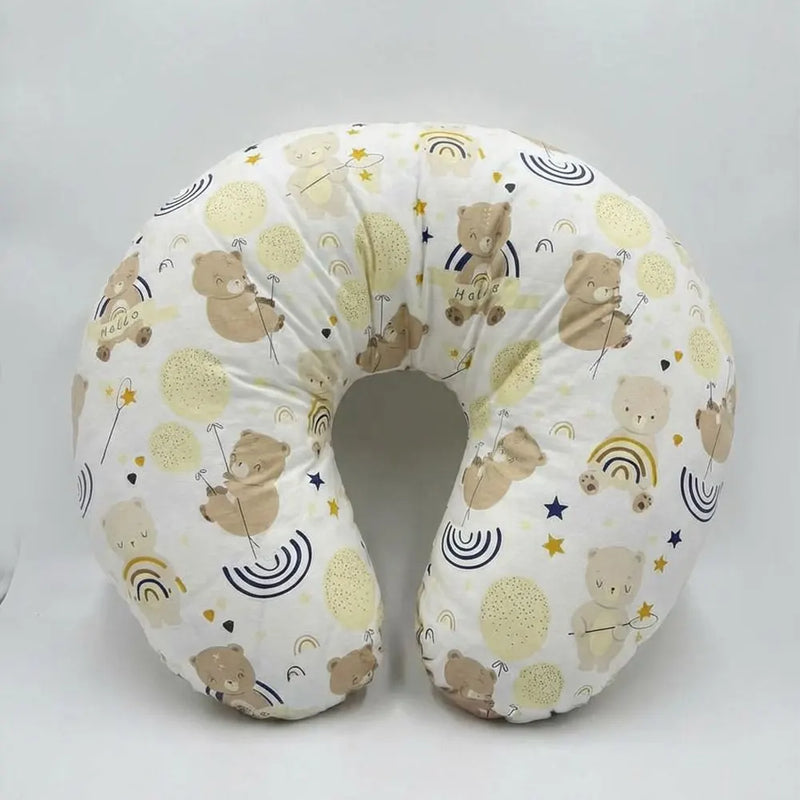 BébéYo Little Bears Nursing Pillow - Brown and Beige