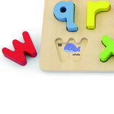 Viga Toys Wooden Lowercase Alphabet Puzzle – 3Y+