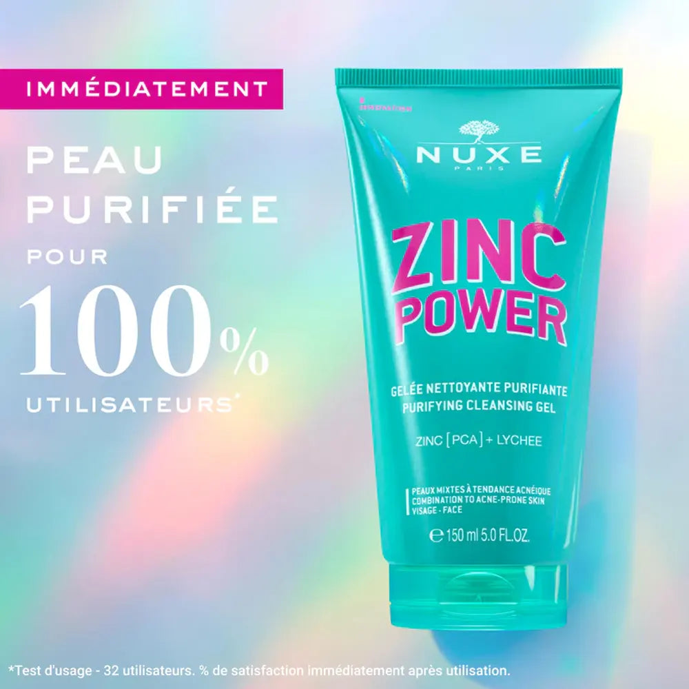 Nuxe Zinc Power Gel Limpiador Purificante 150 ml