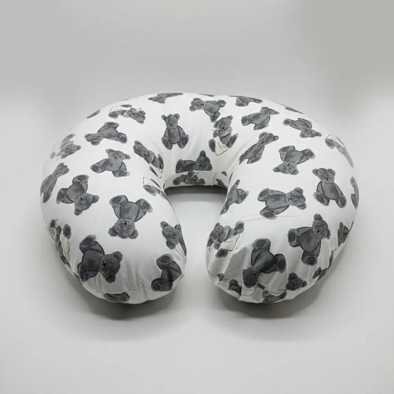 BébéYo Cuddly Bears Nursing Pillow - Grey