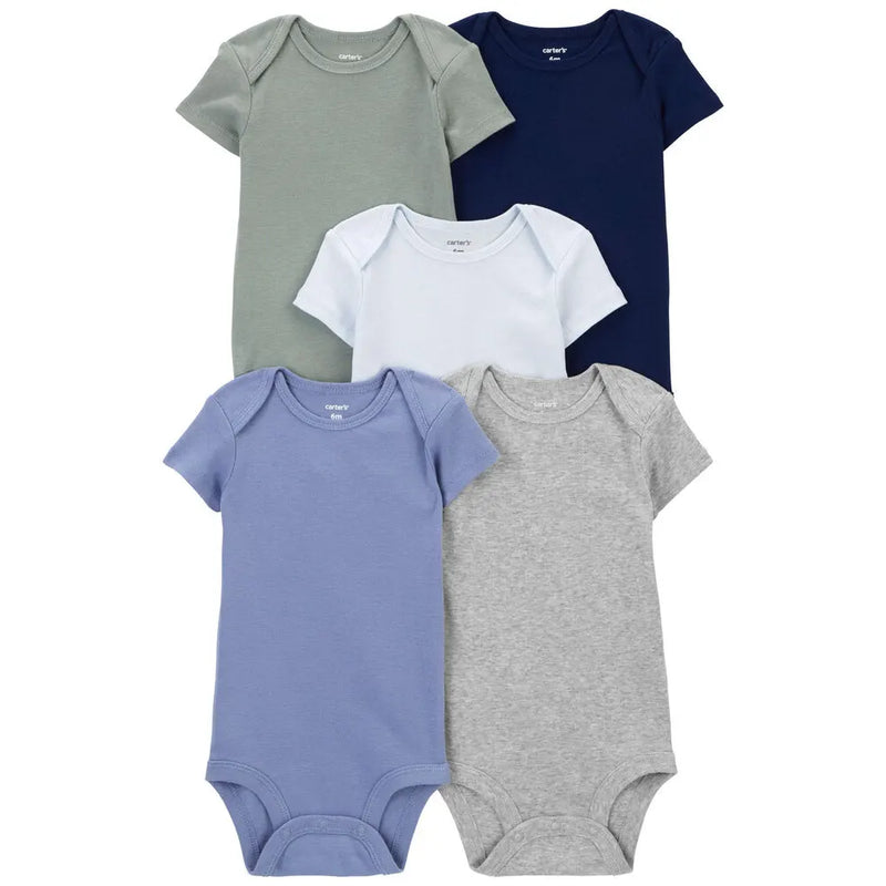 Carter's Pack de 5 bodis de manga corta - Multicolor
