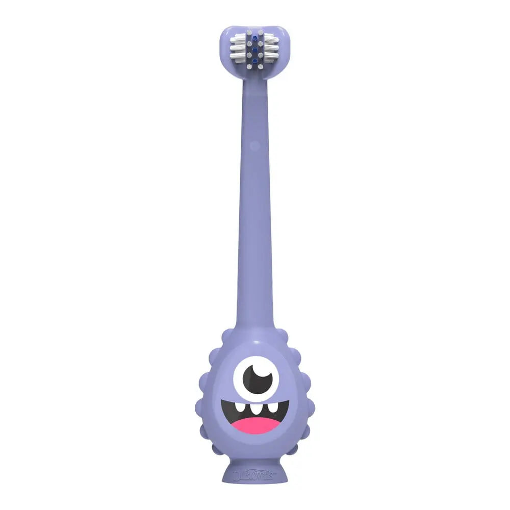 Dr. Brown's Brosse à Dents Monster 1-4A - Mauve