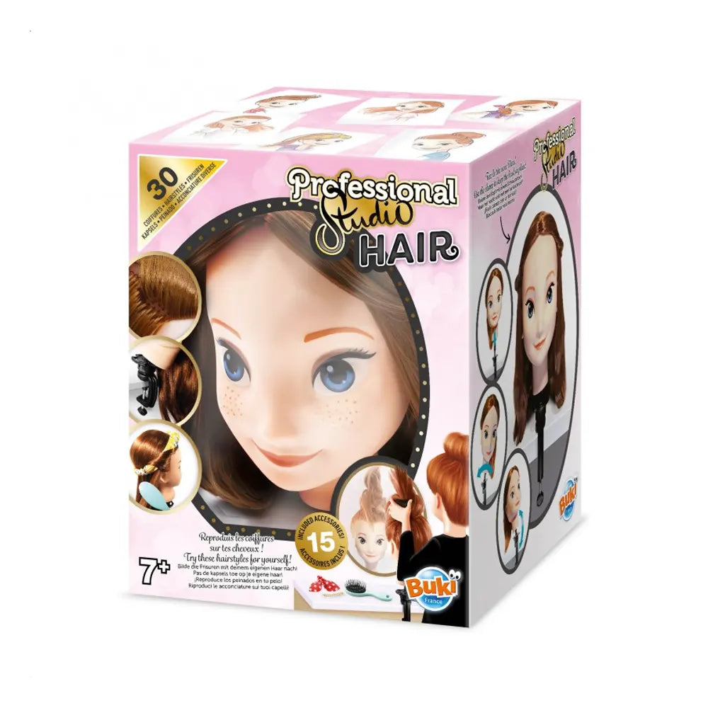 Buki Professional Studio Tête à Coiffer avec Accessoires – 7A+