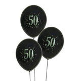 Set of 8 Printed Latex Balloons 50-30cm