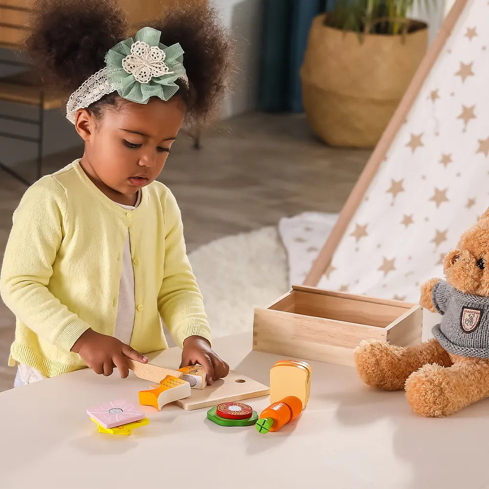 Viga Toys Set de Coupe de Lunch 18M+