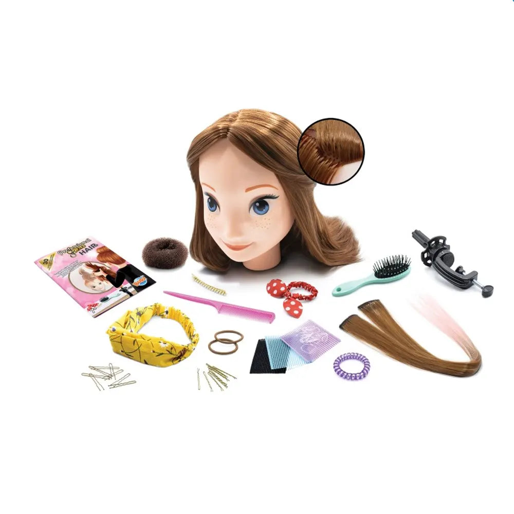 Buki Professional Studio Tête à Coiffer avec Accessoires – 7A+
