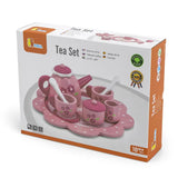 Viga Toys Service Pause Thé avec Plateau Rose 18M+