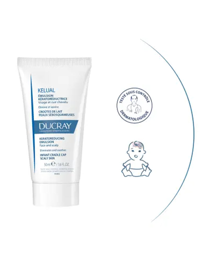 Ducray Kelual Émulsion Kératoréductrice Crème croûtes de lait Kelual - 50ml