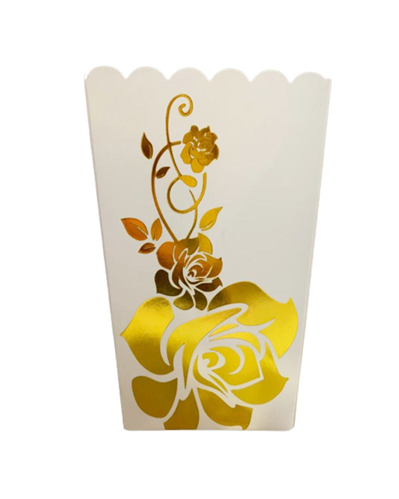 Boîtes à Popcorn Fleur Doré
