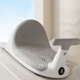 Siège de Bain Bébé avec Dossier & Poignée de Maintien