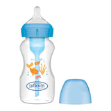 Dr. Brown’s Biberon Anti-Colique Options avec Col Large Bleu 270 ml
