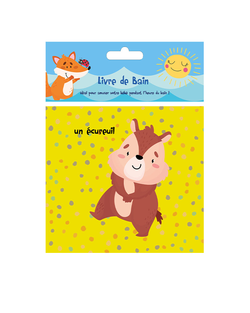 Plume Univers Bath Book - Squirrel