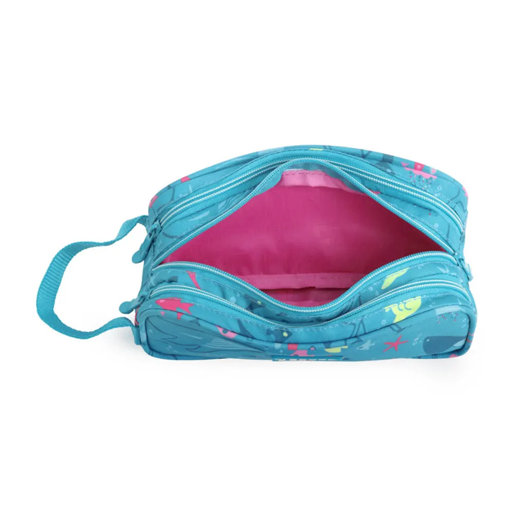 Gabol ACQUA – Trousse Scolaire Triple avec Poignée
