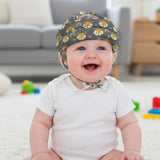 Child Anti-Bump Safety Helmet Foxes - Grey