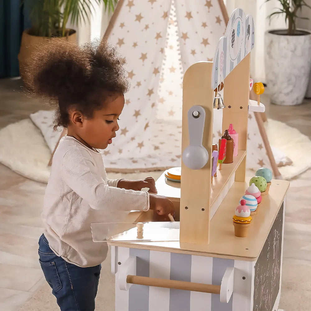 Viga Toys Magasin de Crème Glacée 3 en 1 Mobile 3A+