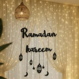 Décoration Murale Noire Ramadan Kareem
