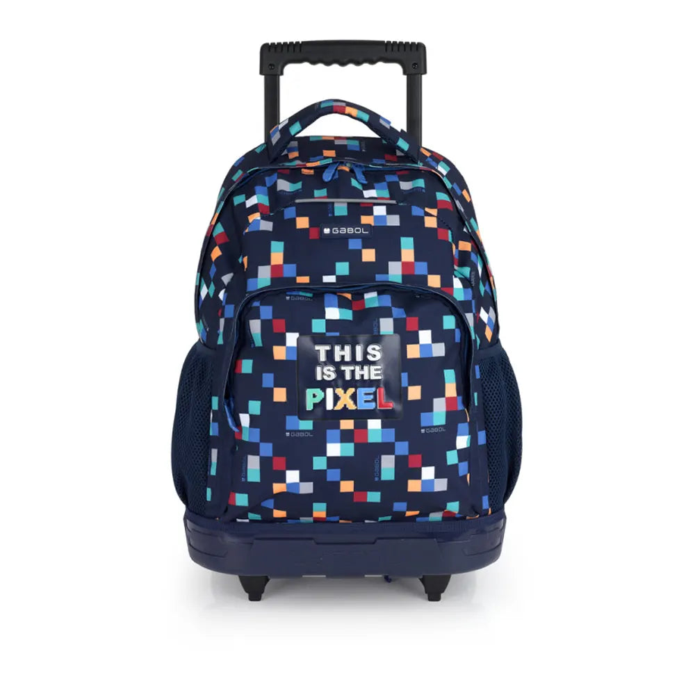Gabol CUBIK – Sac à Dos à Roulettes Enfant Imperméable