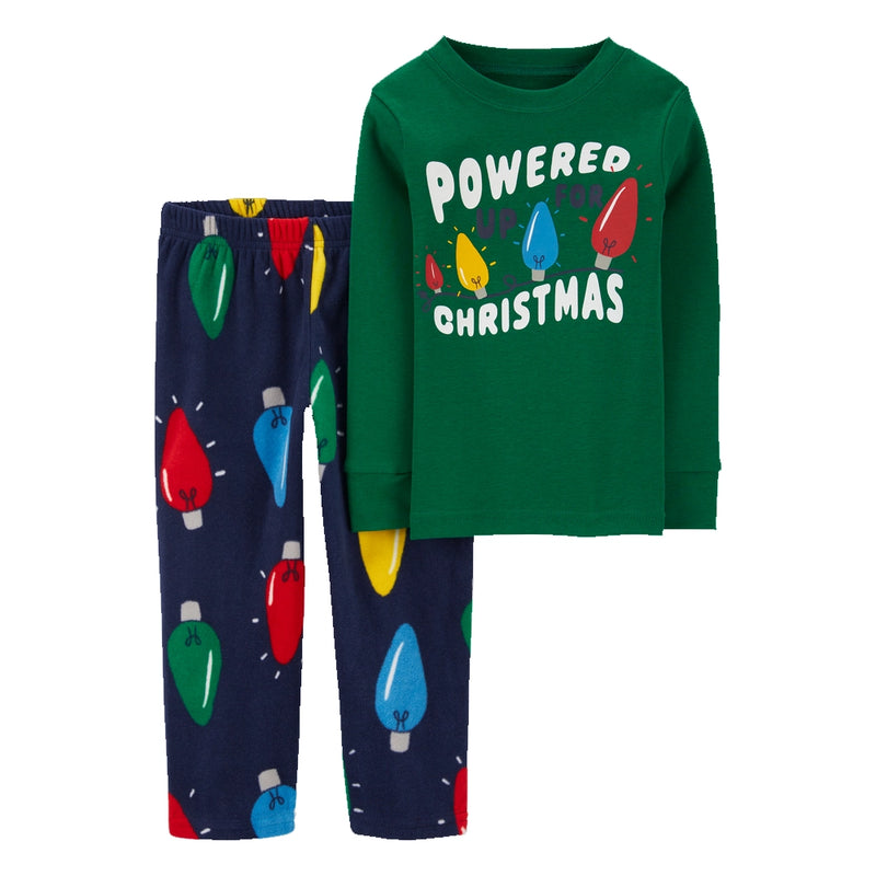 Pijama 2 Piezas de Algodón y Polar Carter's - Navidad
