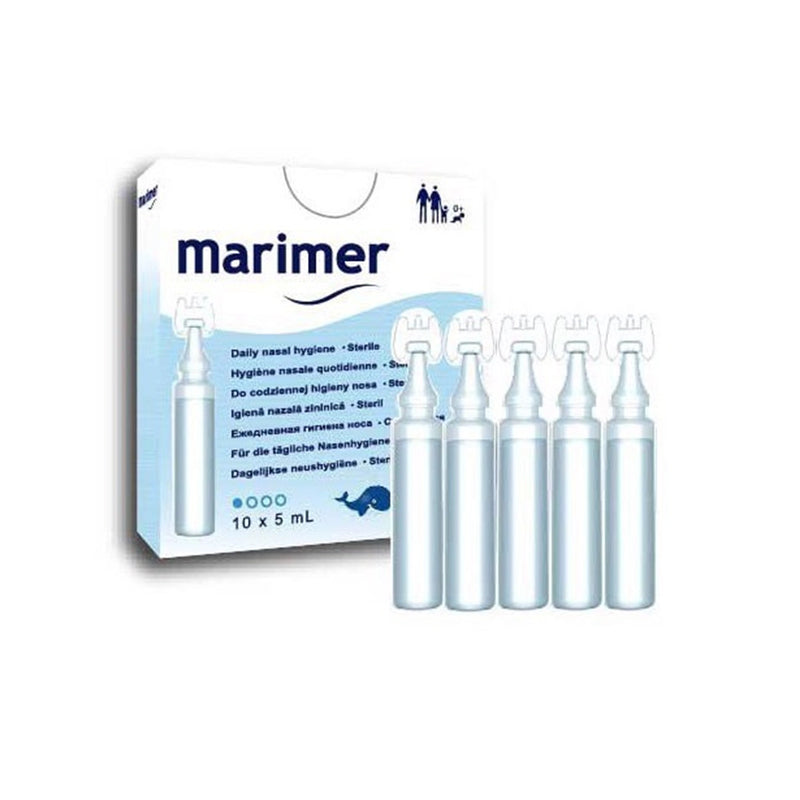 Higiene nasal diaria Marimer Monodosis 10 x 5 ml