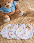 Bambidou Pack de 3 Baberos Clásicos - Bambi