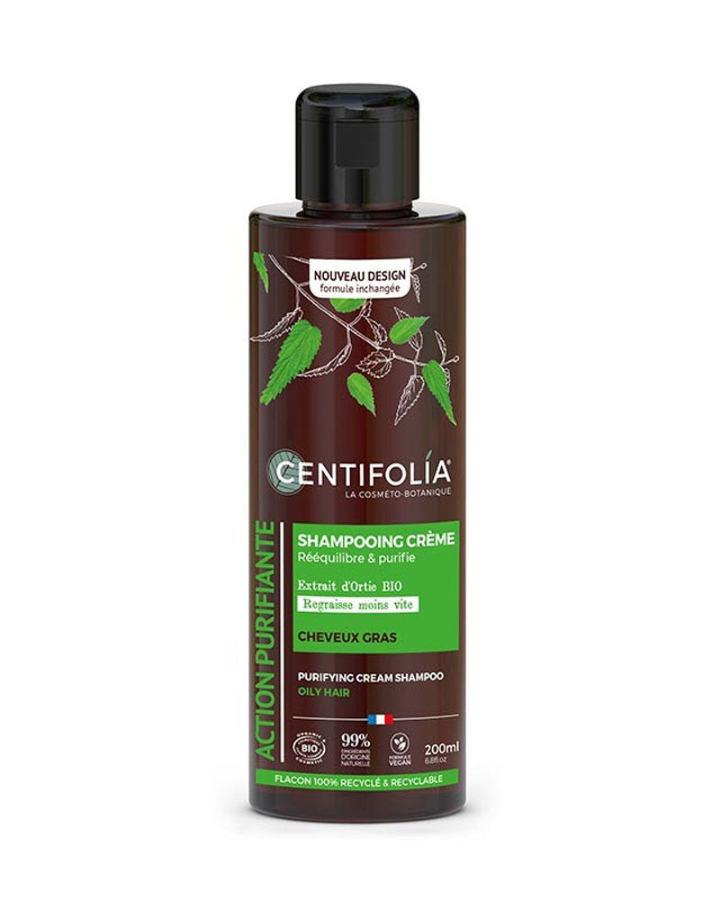Centifolia Purifying Cream Shampoo for Oily Hair - 200ml
