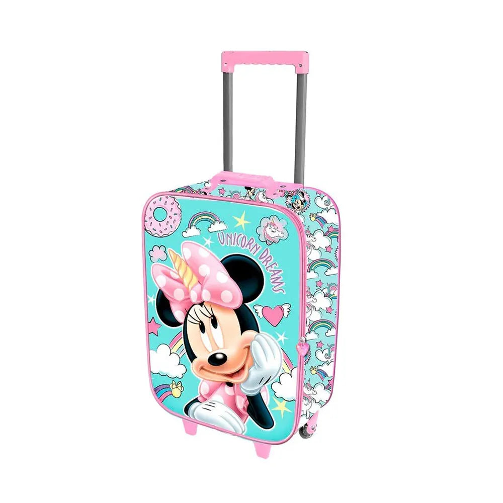 Kids' Soft 3D Travel Suitcase - Minnie