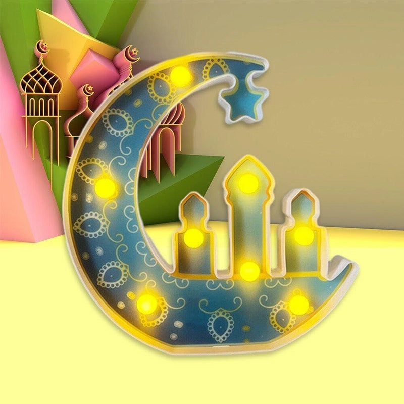 مصباح إل إي دي مضيء لرمضان أو العيد