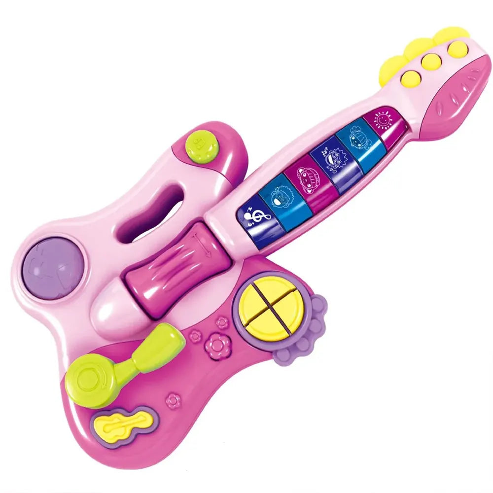Huanger Guitare Musicale & Dynamique 18M+ - Rose