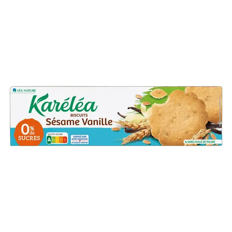Karéléa Galletas De Vainilla Y Sésamo Sin Azúcar - 132g