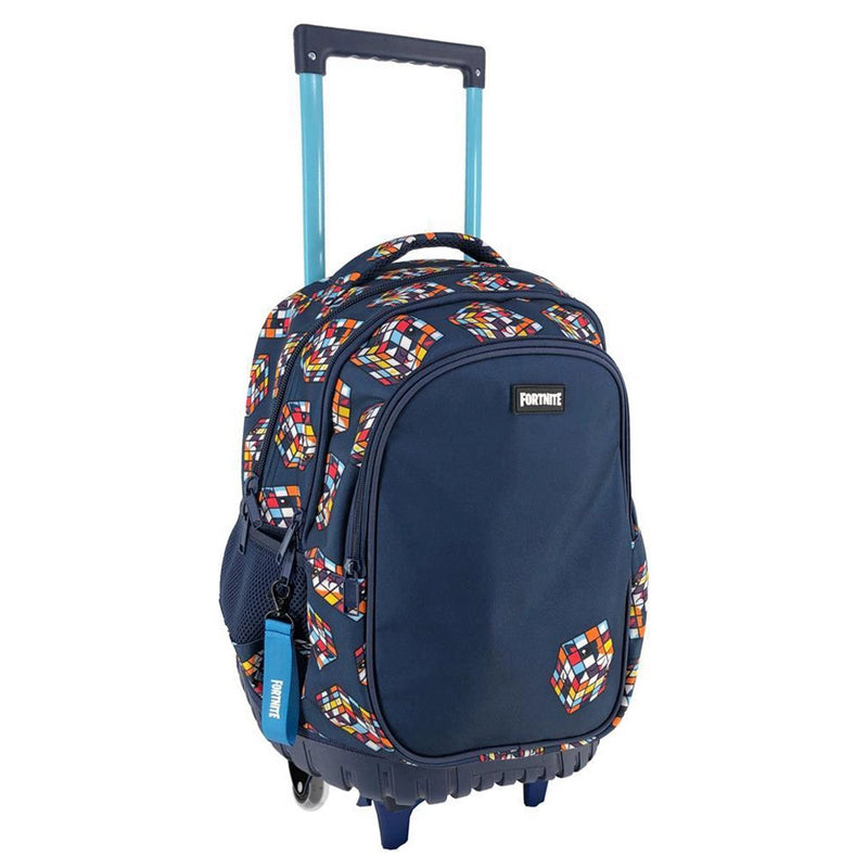 Must Mochila Escolar con Ruedas 3 Compartimentos - Fortnite Cube