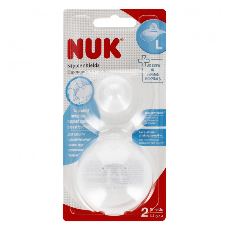 NUK Silicone Nipple Shields Set of 2 - Size L