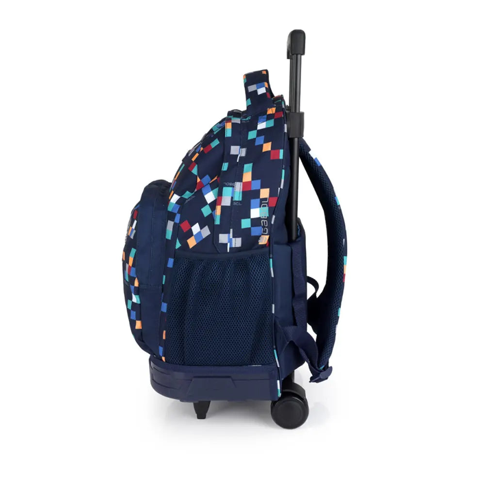 Gabol CUBIK – Sac à Dos à Roulettes Enfant Imperméable