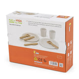 Viga Toys Set de Service de Table 8 Pièces 24M+