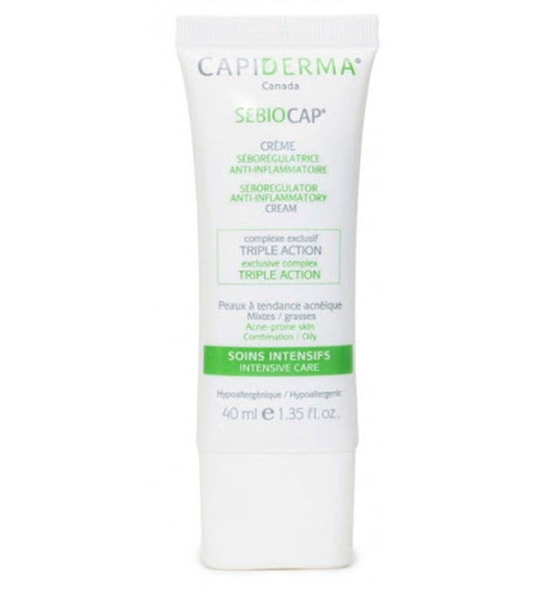 Capiderma - Sebiocap Anti-inflammation cream for acne-prone skin - 40 ml