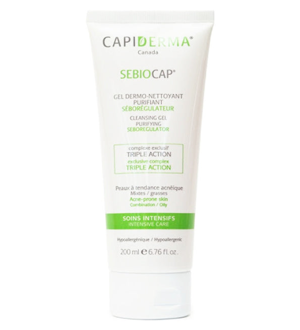 Capiderma - Sebiocap dermo-cleansing gel for acne-prone skin - 200 ml