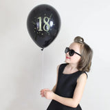 Set of 8 Printed Latex Balloons 18-30cm