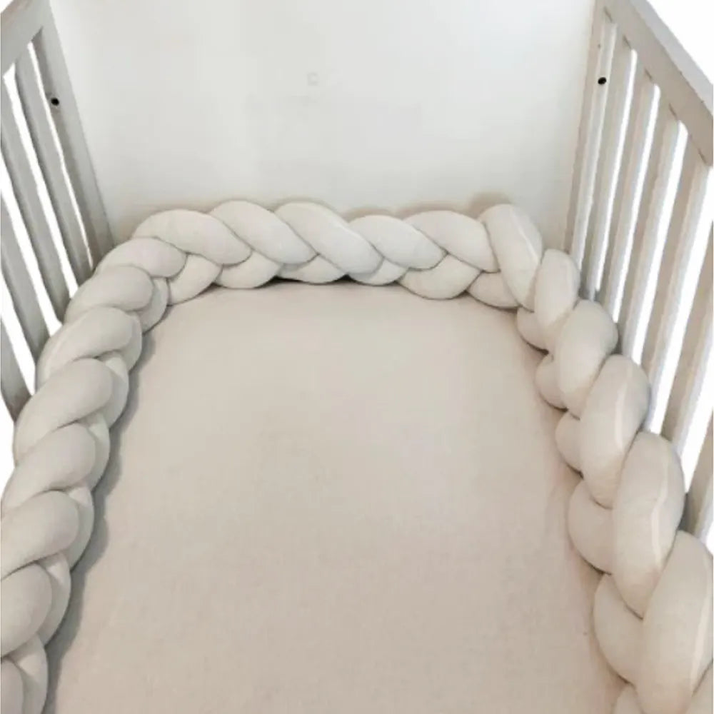 Babymat Tour de Lit Tressé - Blanc