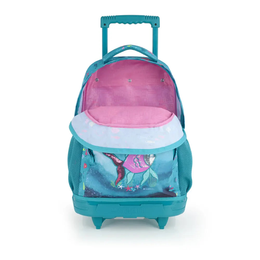 Gabol ACQUA – Sac à Dos à Roulettes Enfant Imperméable