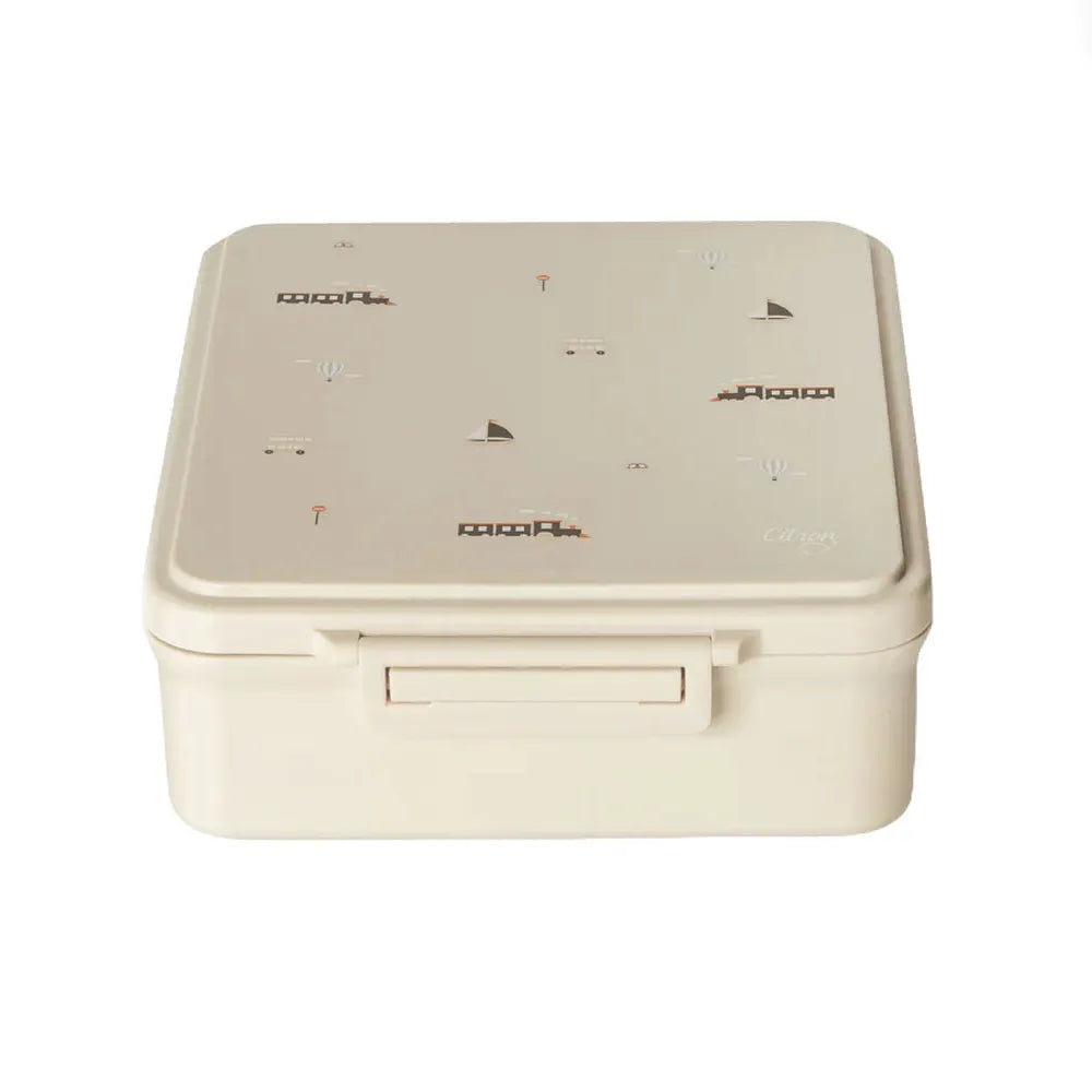 Citron Grande Lunchbox avec Pot Alimentaire Isotherme - Véhicules