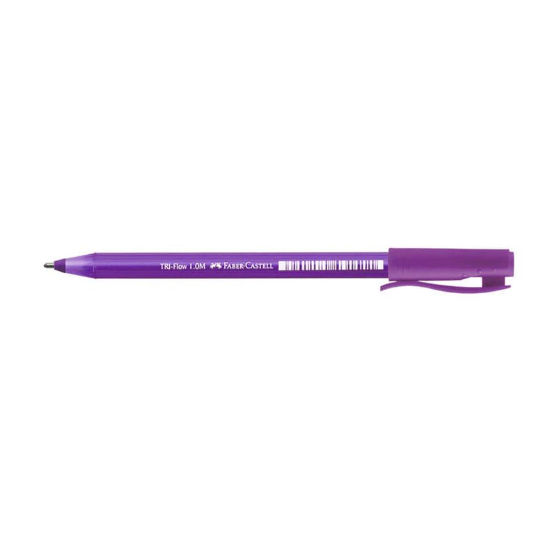 Faber-Castell Stylo à Bille Tri Flow - Violet