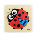 Viga Toys Puzzle de Bloques de Madera - Mariquita