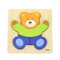 Viga Toys Puzzle de Bloques de Madera - Osito