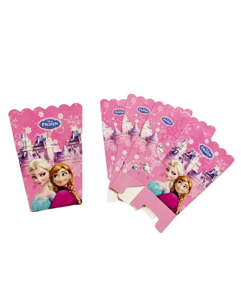 Paper Popcorn Boxes x10 - Frozen